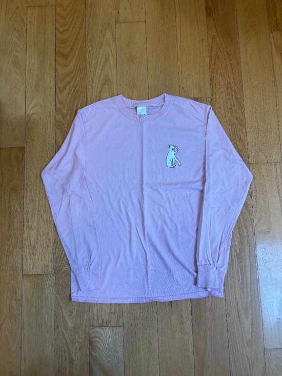Ripndip Cat Letter Longsleeve Shirt S - Picture 1 of 4